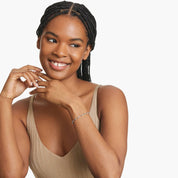 Silver Petite Branch Sparkle Bracelet