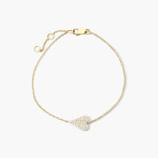 Gold  Heart Shine Bracelet