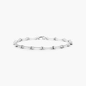 Silver Petite Branch Sparkle Bracelet