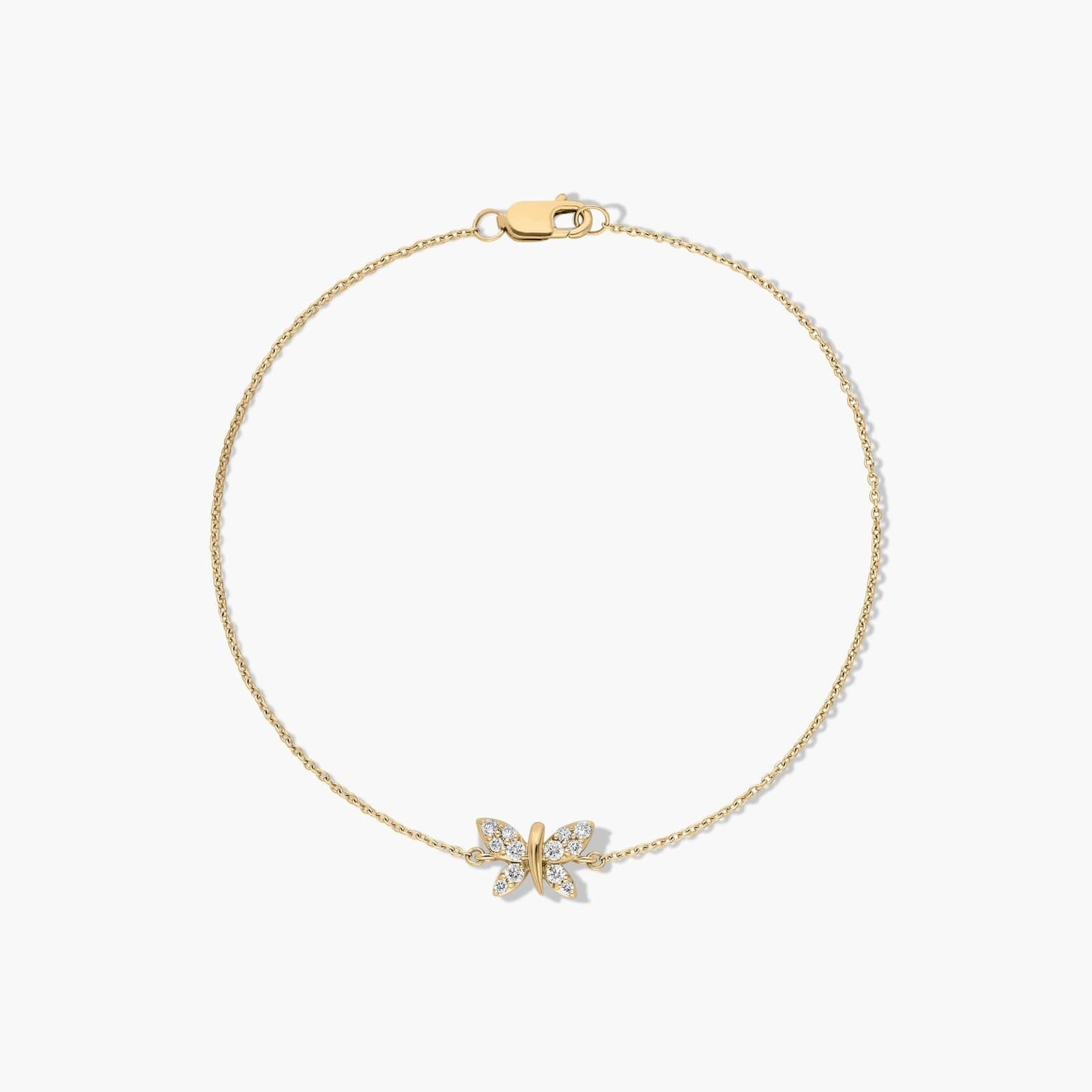 Silver Butterfly Grace Bracelet