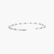 Silver Petite Branch Sparkle Bracelet