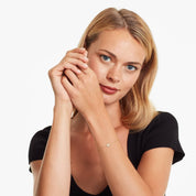 Gold Cluster Radiance Chain Bracelet