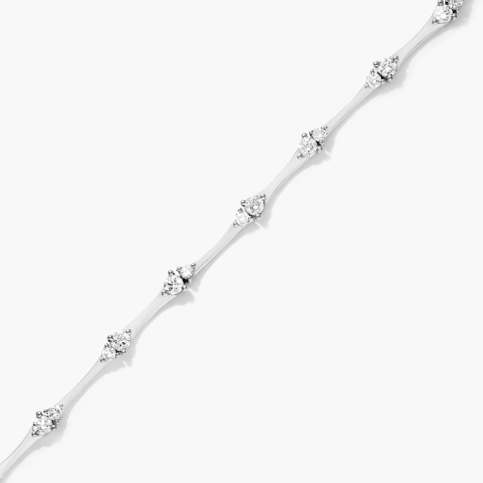 Silver Petite Branch Sparkle Bracelet