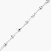 Silver Petite Branch Sparkle Bracelet