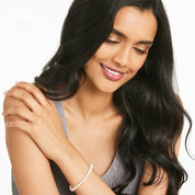 Silver Classic Pearl Bracelet
