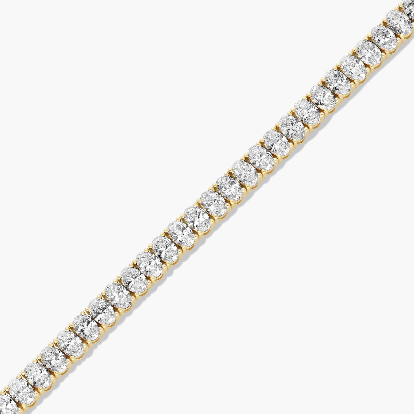 Silver Brilliant Oval Tennis Bracelet