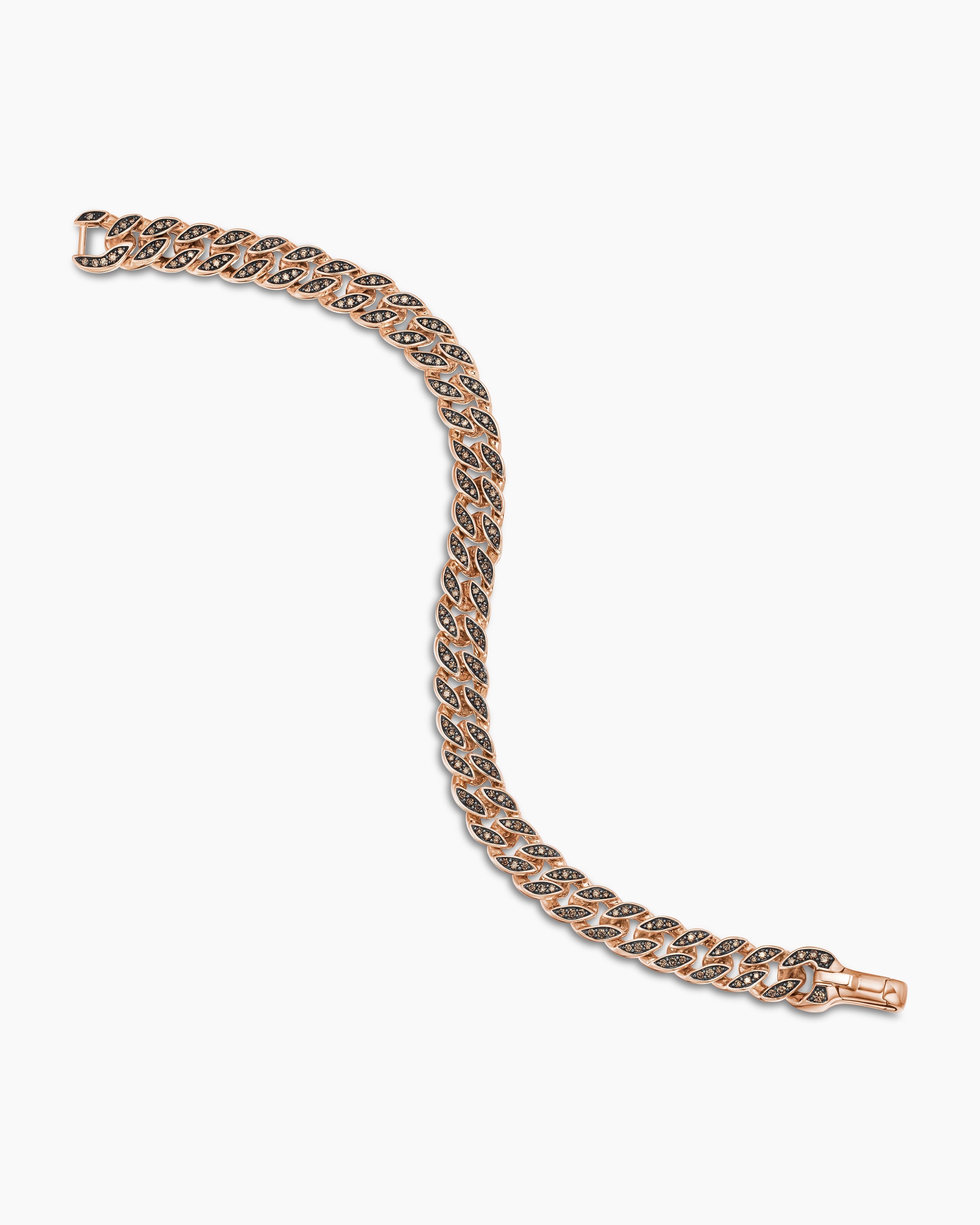 Iced Cuban Link Silver Men’s Bracelet
