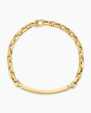 Minimal ID Bar Silver Men’s Bracelet