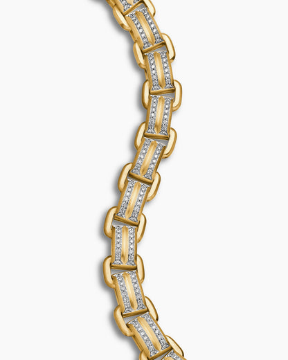 Carave Paris Dual Row Diamond Link Bracelet