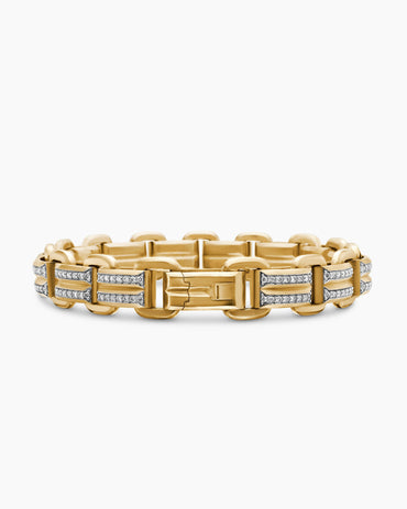 Carave Paris Dual Row Diamond Link Bracelet