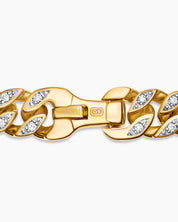 Iced Cuban Link Silver Men Bracelet