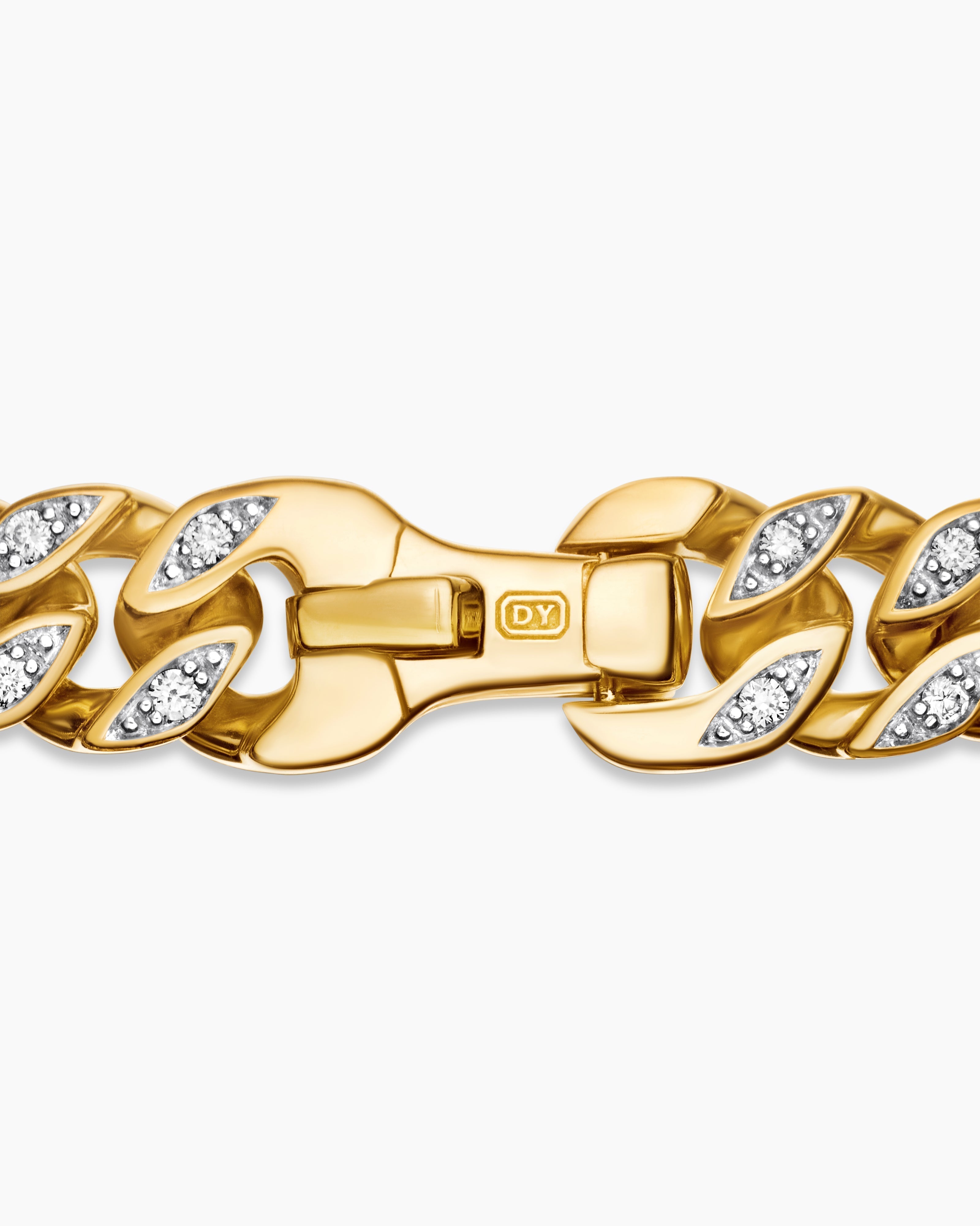 Iced Cuban Link Silver Men Bracelet