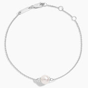 Silver Classic Pearl Bracelet