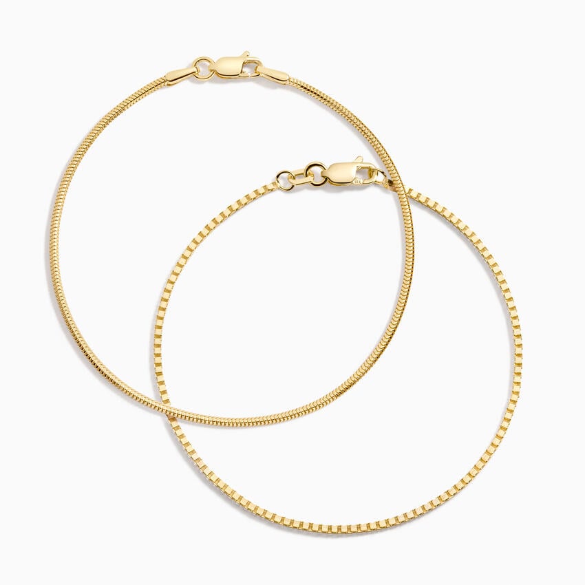 Gold Sleek Chain Bracelet