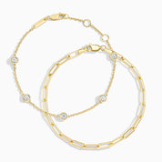 Silver Bezel Radiance Bracelet