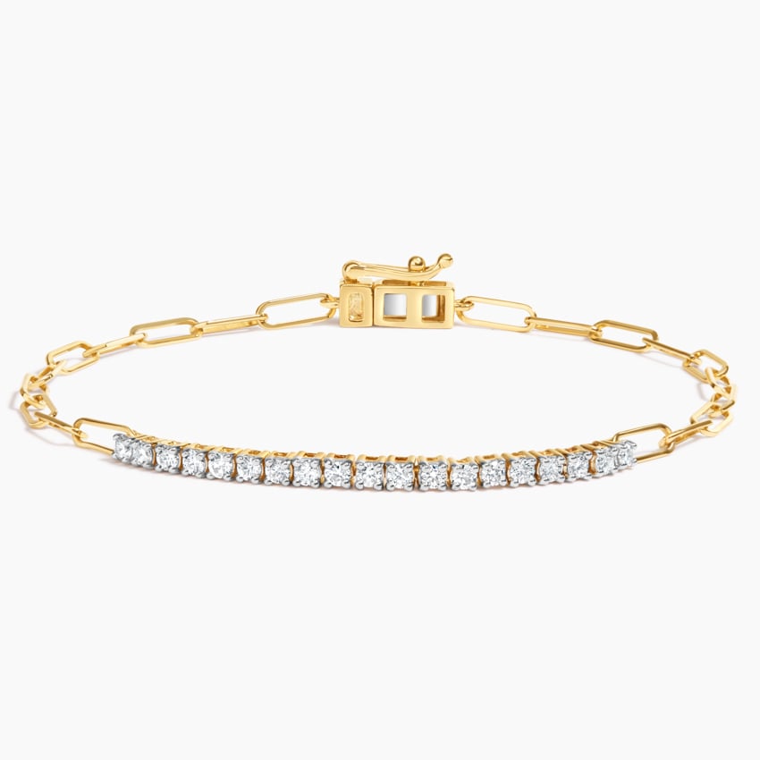 Carave Paris Diamond Bar Link Chain Bracelet