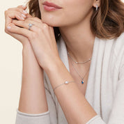 Silver Classic Pearl Bracelet