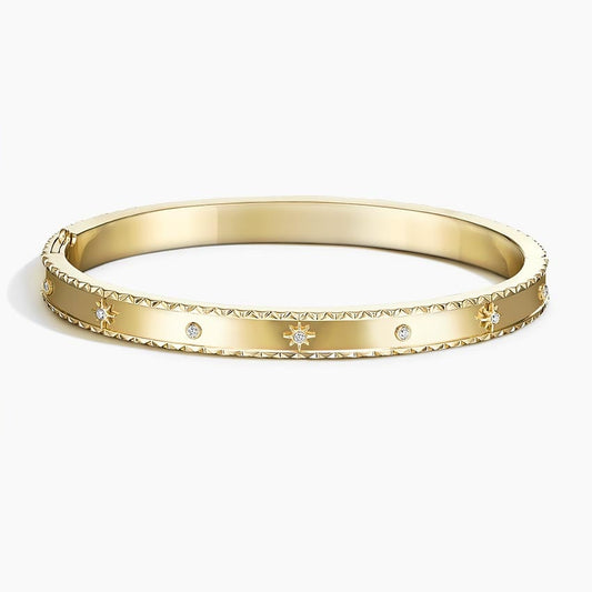 Carave Paris Celestial Diamond Bangle Bracelet
