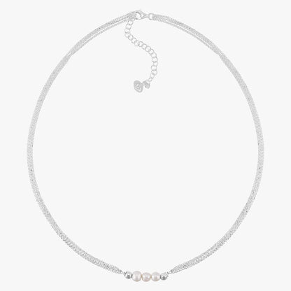 Carave Paris Pearl Trio Station Necklace