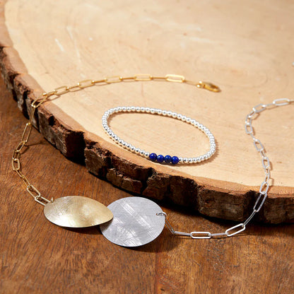 Carave Paris Dual Disc Statement Necklace