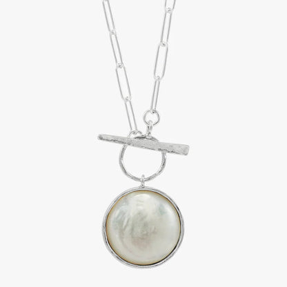 Carave Paris Mother of Pearl Toggle Pendant Necklace