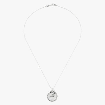 Carave Paris Organic Bezel Diamond Disc Necklace