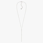 Sleek Statement Silver Necklace