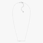 Hammered Silver Bar Necklace