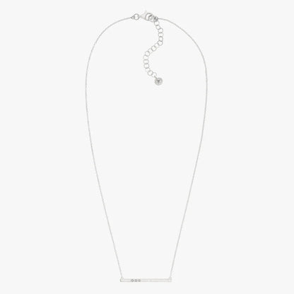 Carave Paris Hammered Bar Crystal Necklace