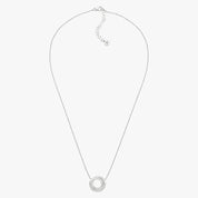 Silver Interlocking Ring Necklace