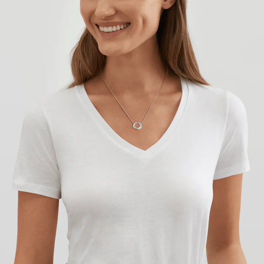 Carave Paris Interlocking Circle Pendant Necklace