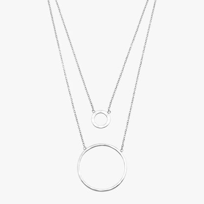 Carave Paris Double Circle Layered Necklace