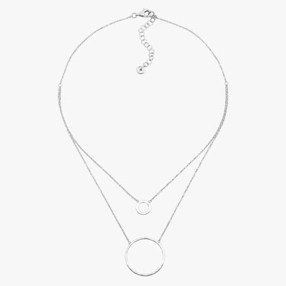 Carave Paris Double Circle Layered Necklace
