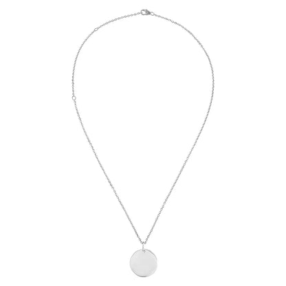 Carave Paris Engravable Disc Pendant Necklace