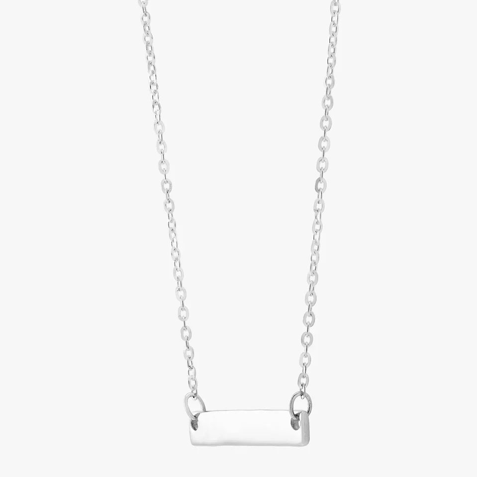 Silver Bar Necklace