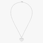 Silver Heart Pendant Necklace