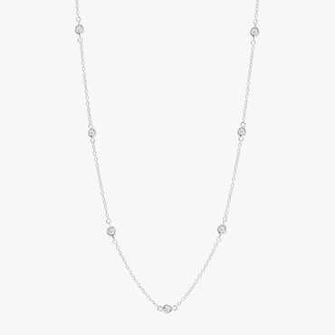 Carave Paris Station Crystal Chain Necklace