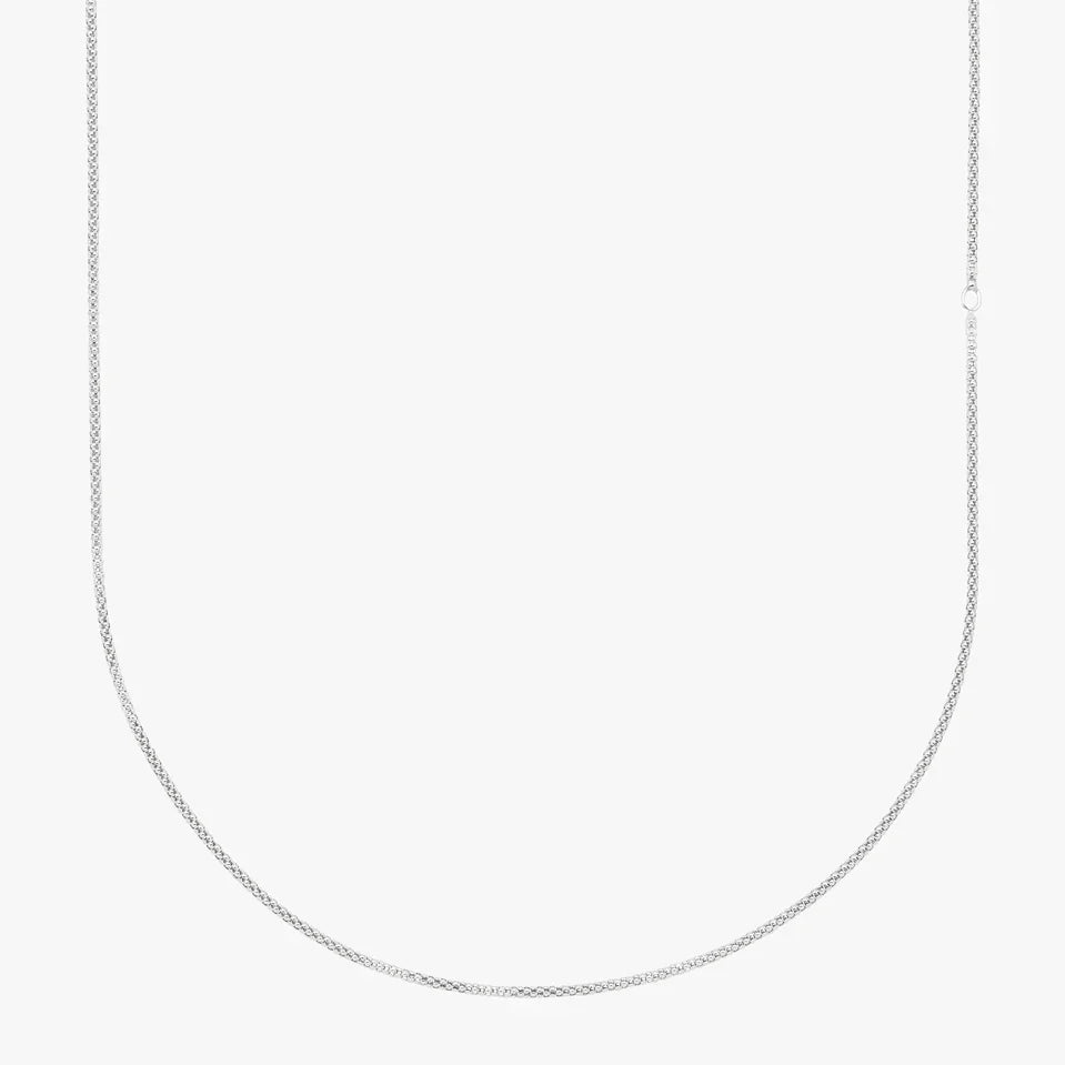 Silver Sleek Chain Necklace