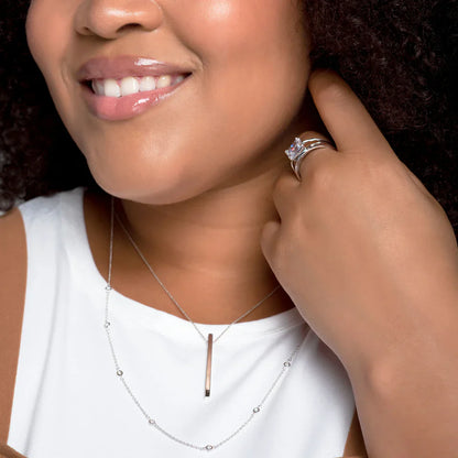 Carave Paris Minimalist Bar Pendant Necklace