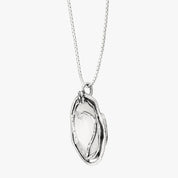 Vintage Heart Framed Silver Pendant Necklace
