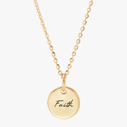 Carave Paris Classic Disc Pendant Necklace