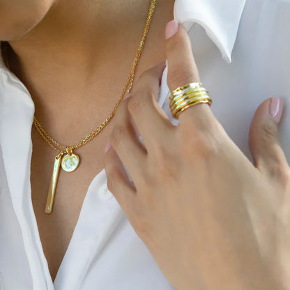 Carave Paris Classic Disc Pendant Necklace