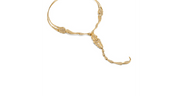 Silver Serpent Diamond Collar Necklace