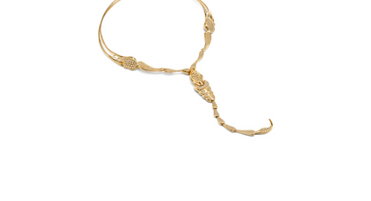Carave Paris Serpent Lariat Statement Necklace