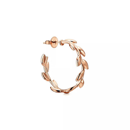Carave Paris Botanical Wreath Hoop Earrings