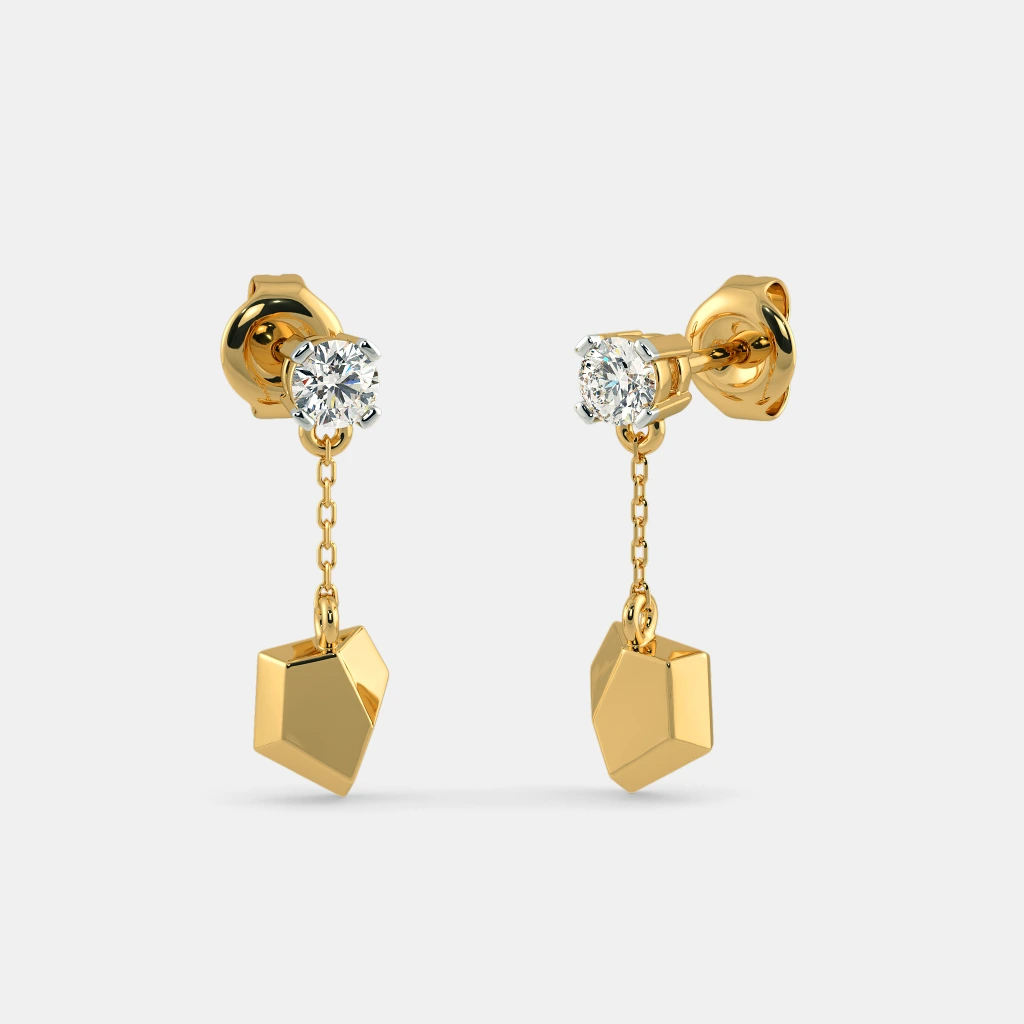 Carave Paris Geometric Charm Drop Earrings