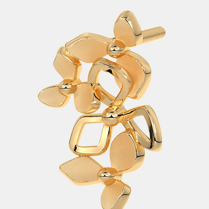 Carave Paris Botanical Vine Stud Earrings