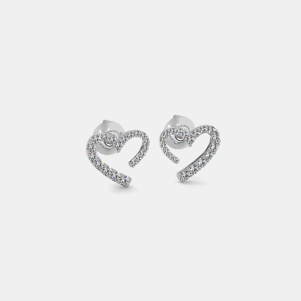 Carave Paris Eternal Heart Stud Earrings