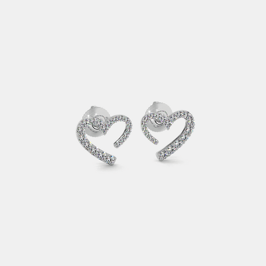 Carave Paris Eternal Heart Stud Earrings