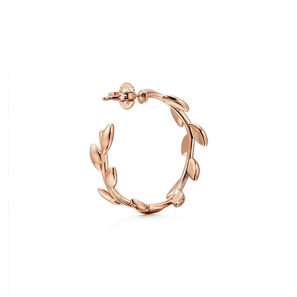 Carave Paris Botanical Wreath Hoop Earrings